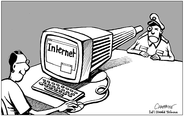 Censure, internet, répression, terrorisme