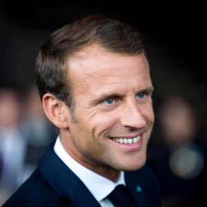 Portrait d'Emmanuel Macron en 2018
