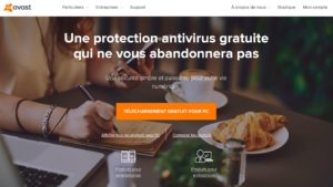 Avast antivirus informations personnelles