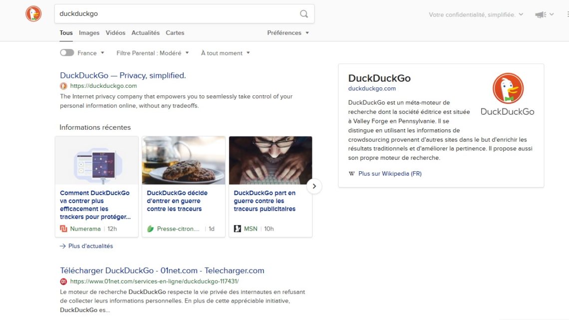 DuckDuckGo : le navigateur web déclare la guerre aux traceurs