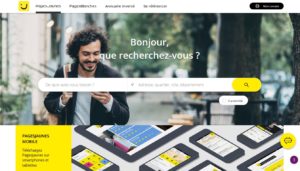 Pages Jaunes informations visibles