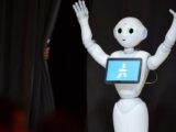 Chine équipe robots futuristes