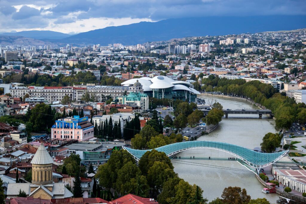 Tbilissi, capitale de la Géorgie.